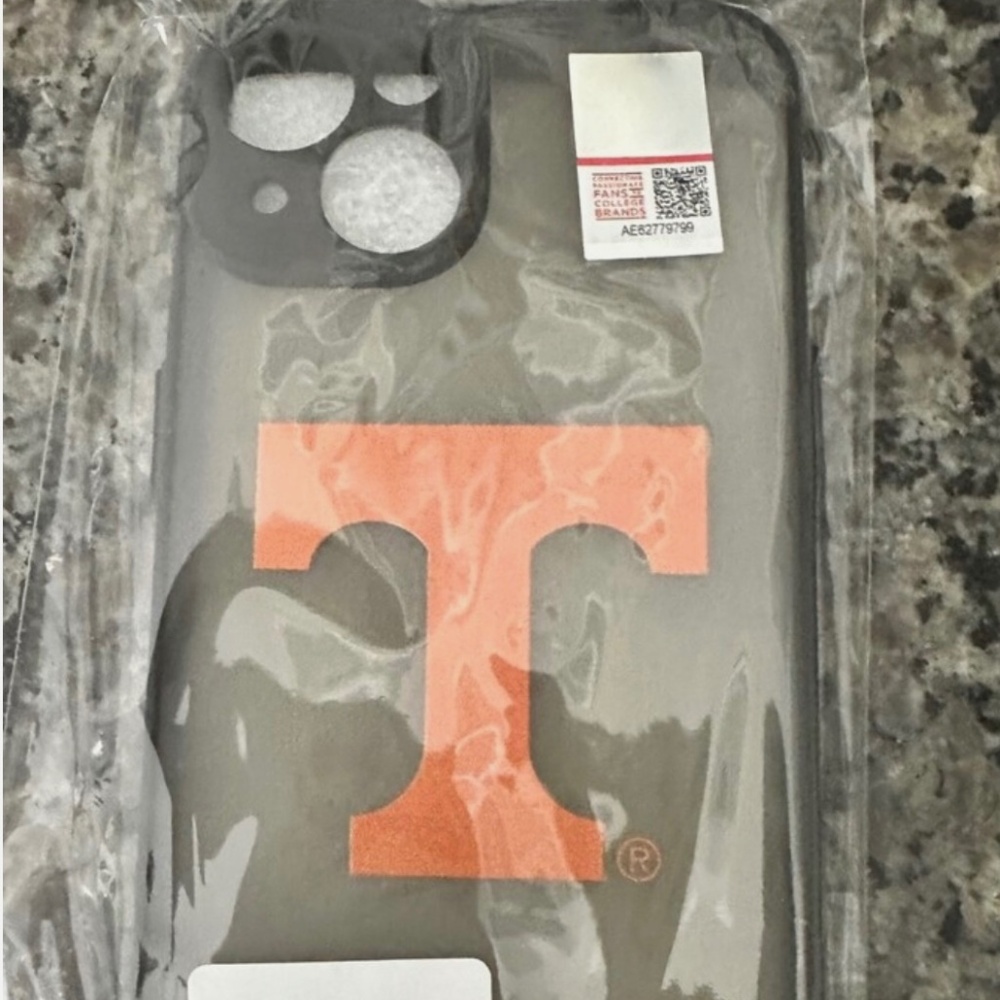 Tennessee Iphone14 Clear/Smokey Grey Protective Cover- New from Fanatics
